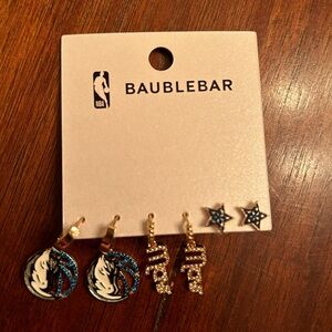 New - BAUBLEBAR NBA Dallas Mavericks Earrings - Purchased from Nordstrom